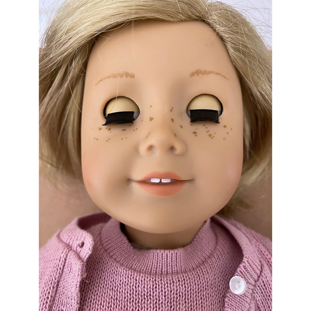 American Girl Doll Kit Blonde Hair Blue Eyes Freckles 18" No Box s69